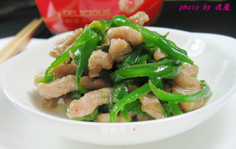 青椒肉丝的做法