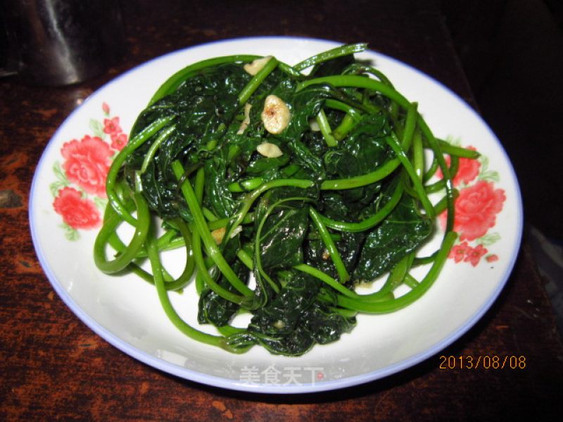蒜香地瓜叶的做法
