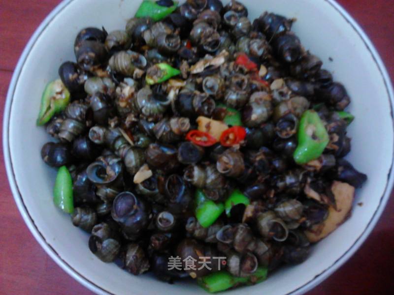 不一样的方法——孜然炒螺蛳的做法
