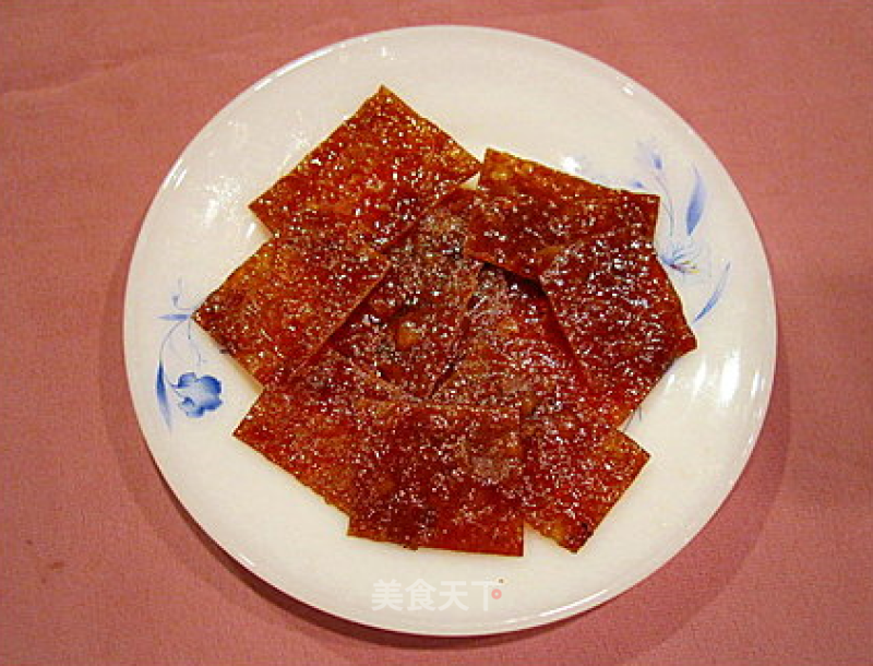 蜜汁猪肉干的做法