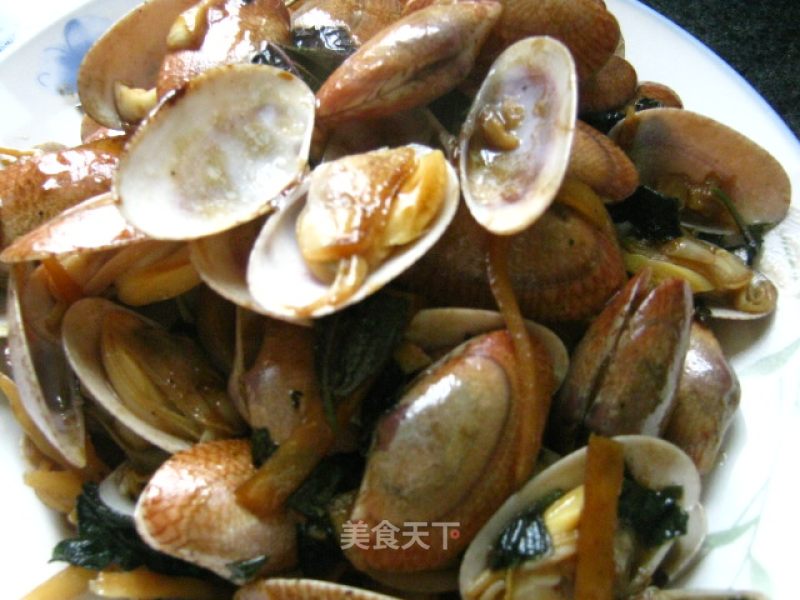老友炒花甲螺的做法