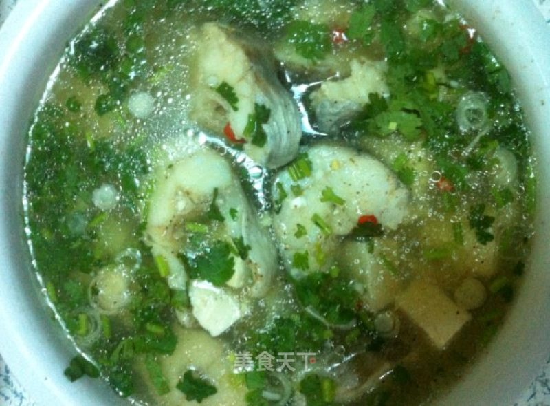 酸辣鳕鱼豆腐汤的做法