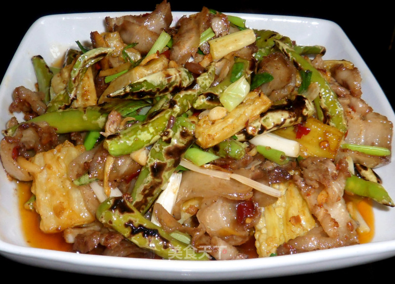 苦瓜回锅肉的做法