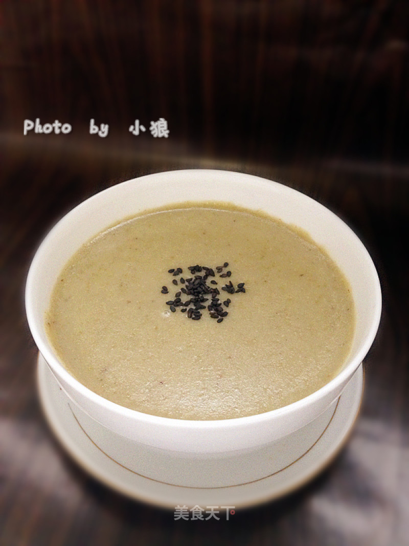 排毒美肤----麦芽绿豆糊