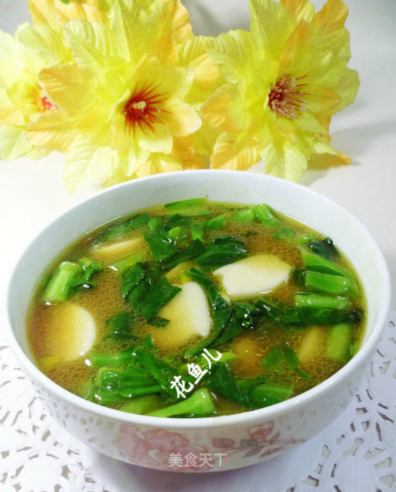 咖喱菜芯年糕汤