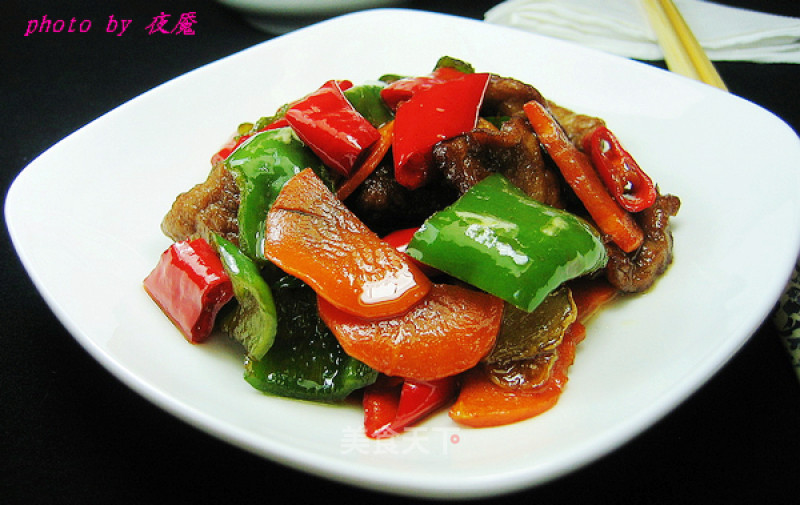 双椒小炒肉的做法