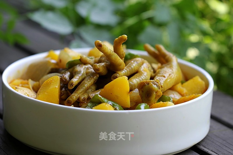 咖喱凤爪的做法
