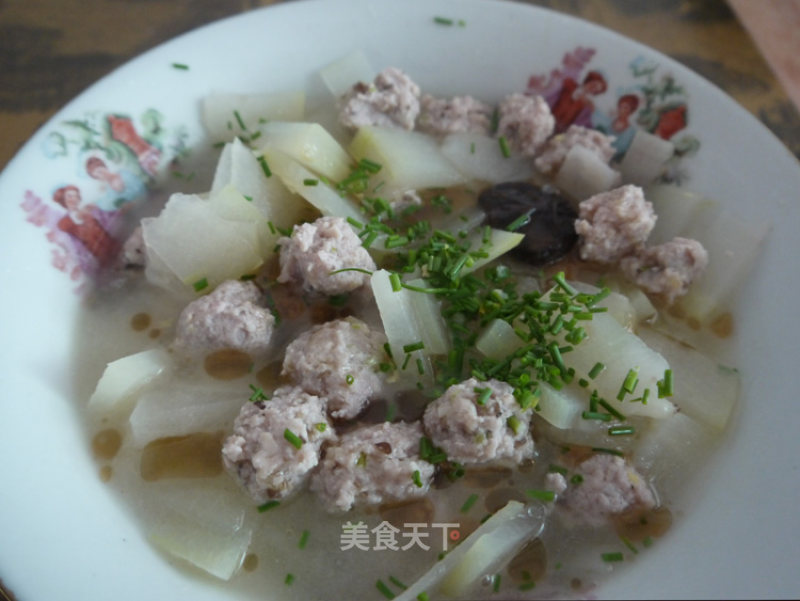 冬瓜丸子汤的做法