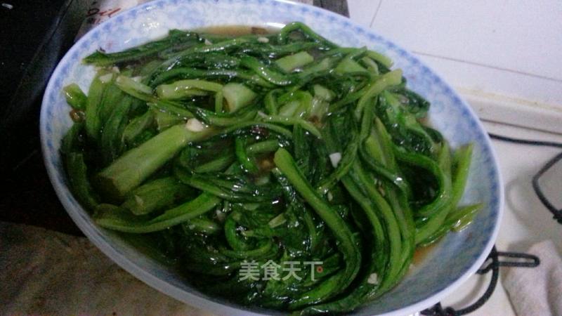 蚝油炒油麦菜的做法