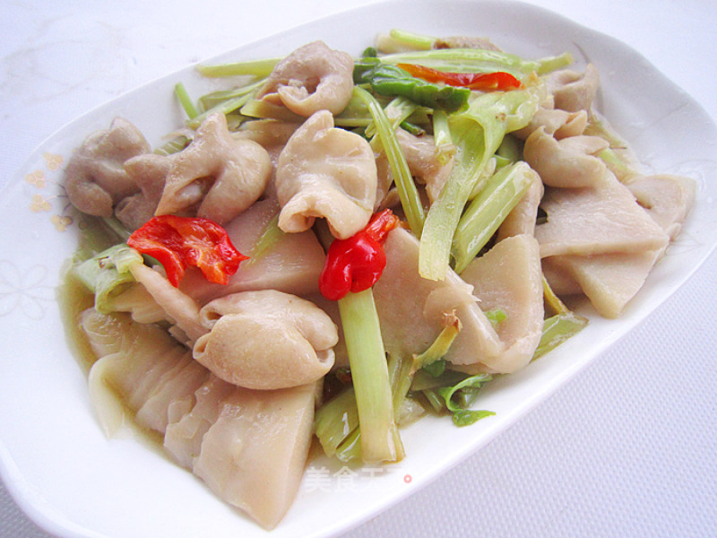 农家菜  酸笋炒大肠