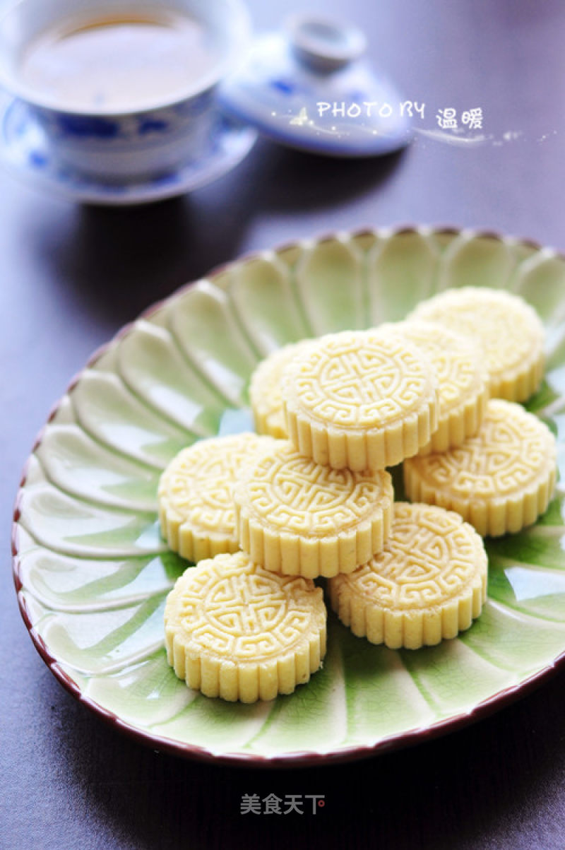 奶油绿豆糕的做法