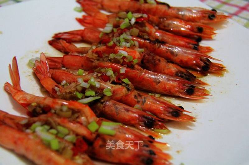 蒜蓉开边虾的做法