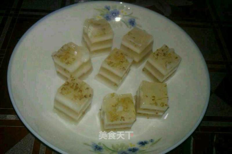 椰汁桂花糕的做法