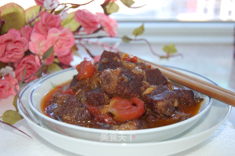 番茄炖牛肉的做法