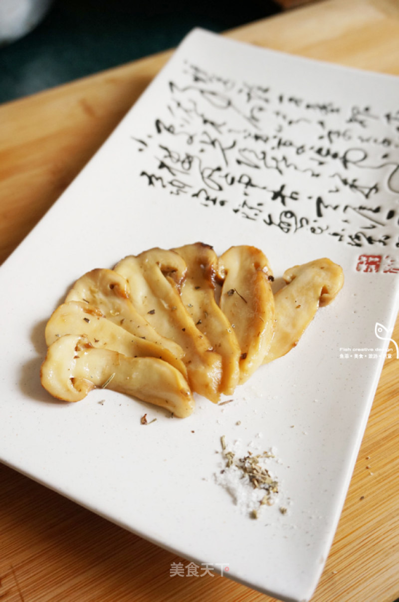 极简之味——干煎松茸（面）的做法