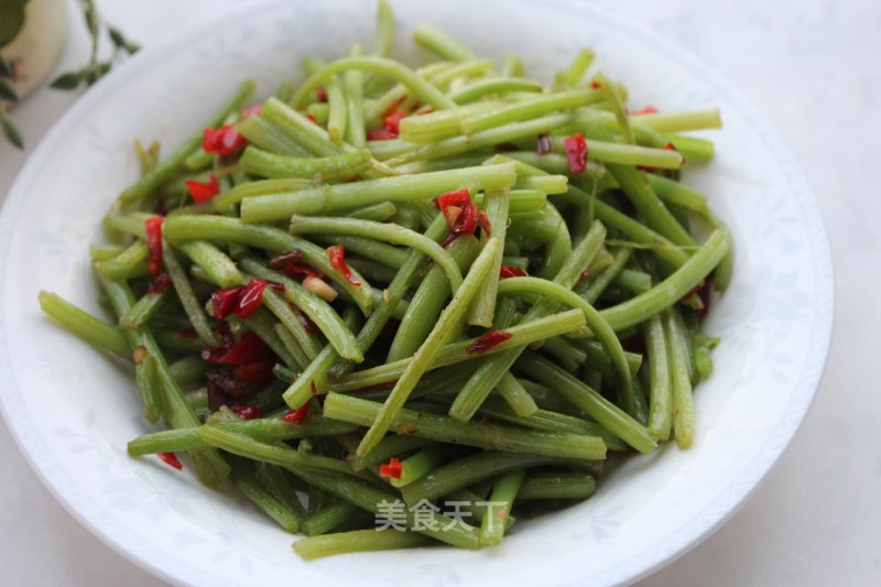 小炒番薯杆的做法