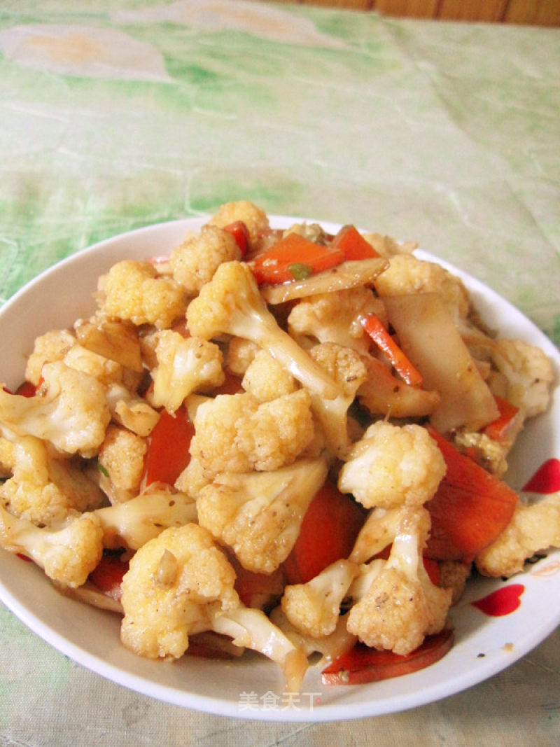 蚝油菜花的做法