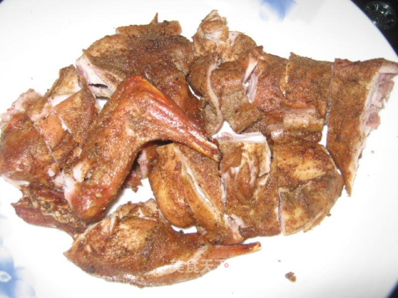 烤孜然兔肉的做法