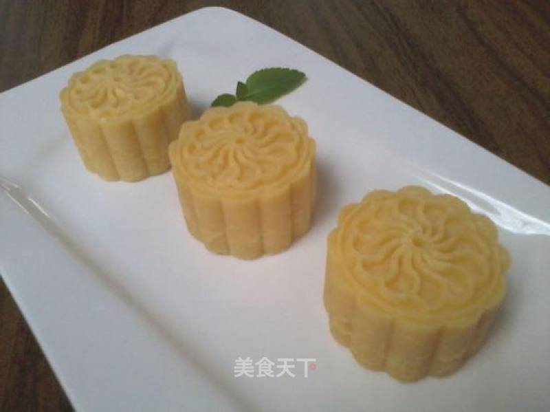 奶香绿豆糕的做法