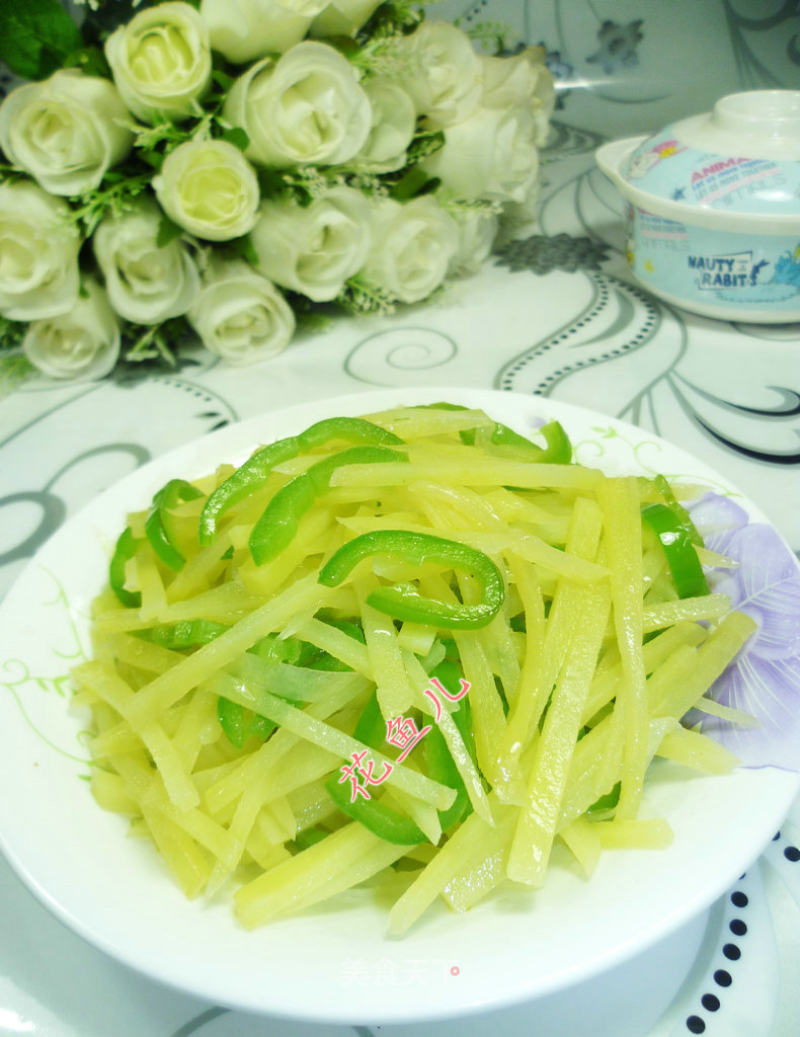 青椒炒土豆丝的做法