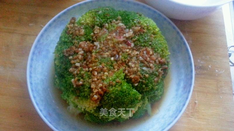 盖浇蚝油西兰花的做法