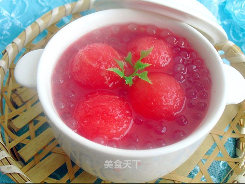 西瓜西米露的做法