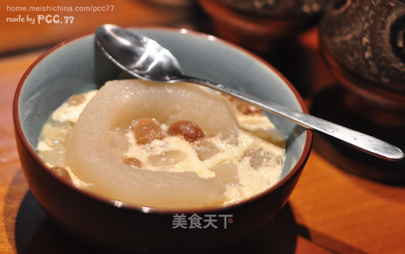 蛋奶炖梨的做法