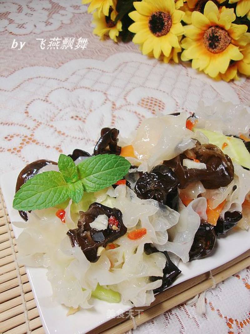 爽口小凉菜-----【剁椒炝拌双耳】的做法