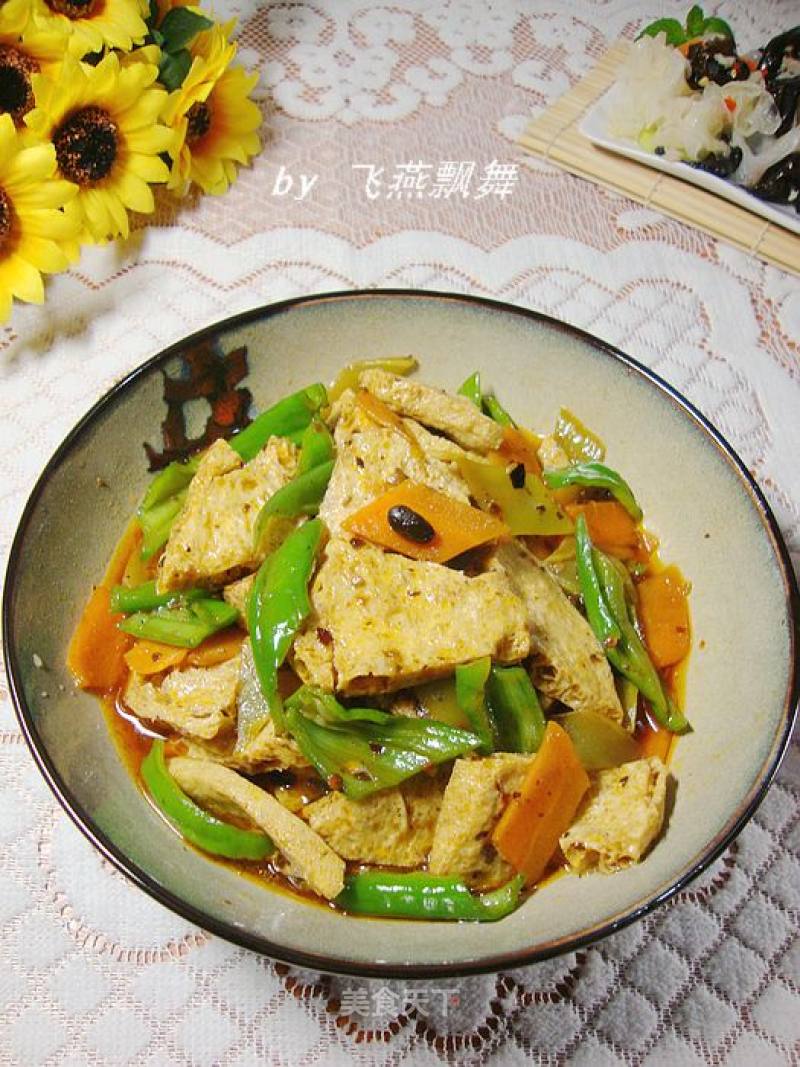 武汉特色风味豆制品------【豉椒脆皮豆腐】的做法
