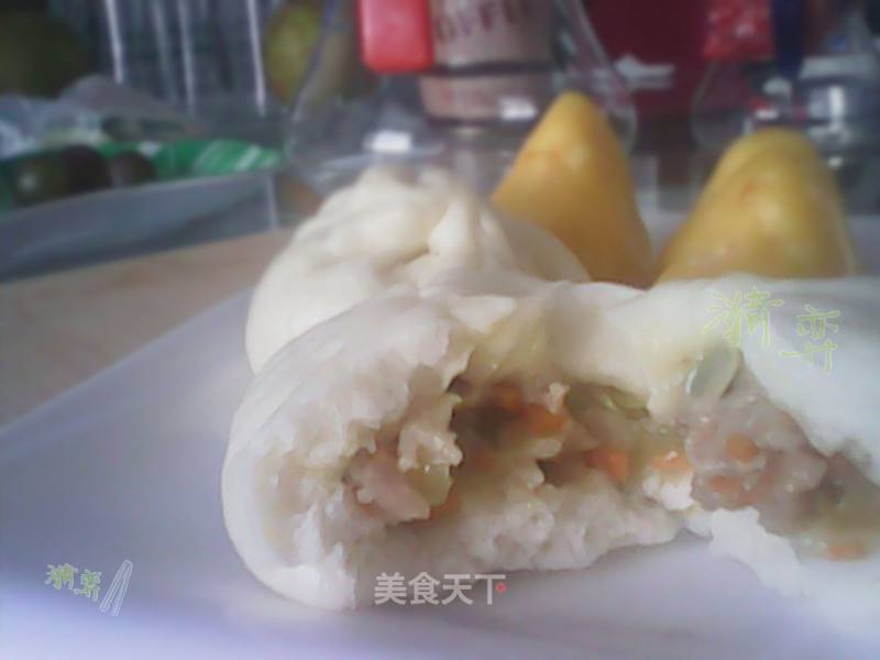 蔬菜肉馅包的做法