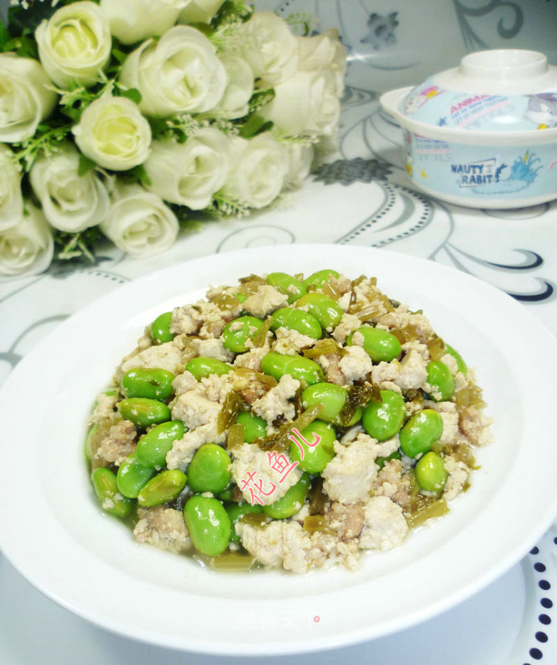 毛豆杂炒豆腐的做法