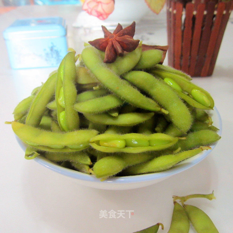 五香毛豆的做法