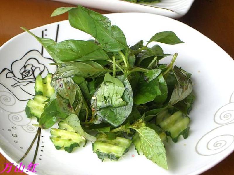 凉拌特色香草蔬菜---荆芥的做法