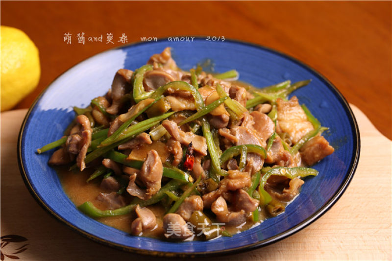 朗姆脆炒鸡胗——吃了就停不了口的下饭下酒菜的做法