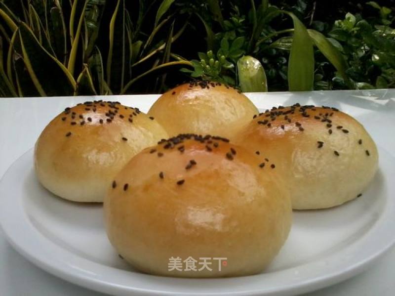 黑糯米面包的做法