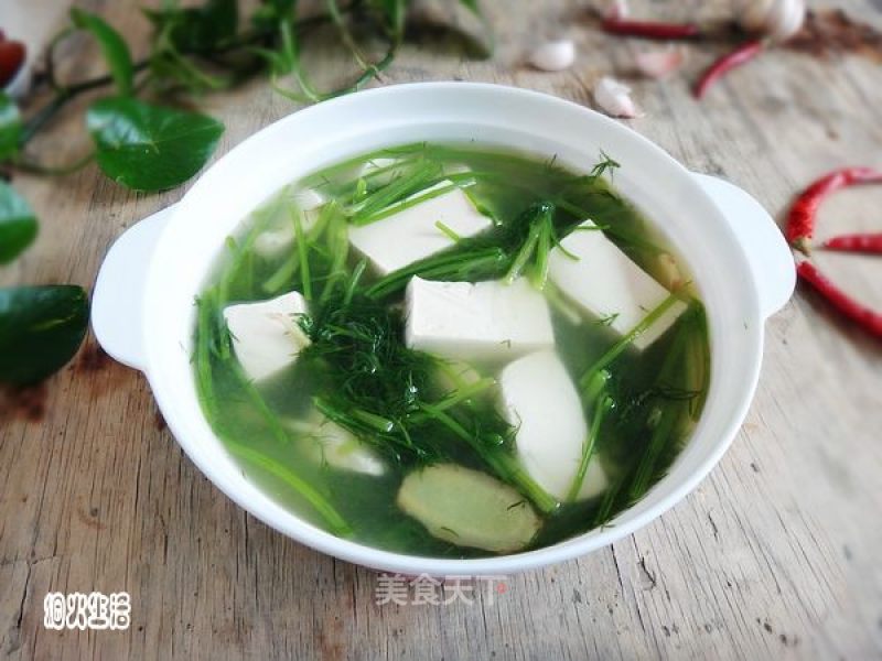 茴香豆腐汤的做法