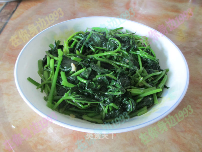 青椒炒红薯叶的做法