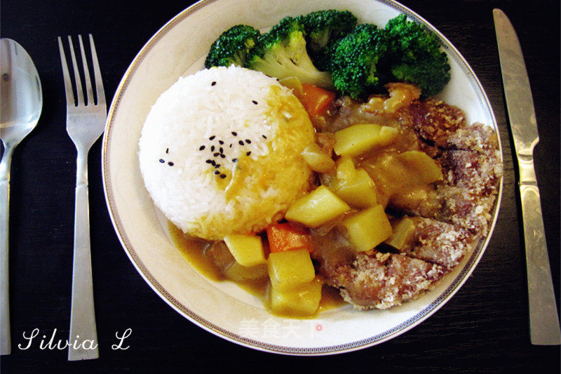 日式咖喱炸猪排饭的做法
