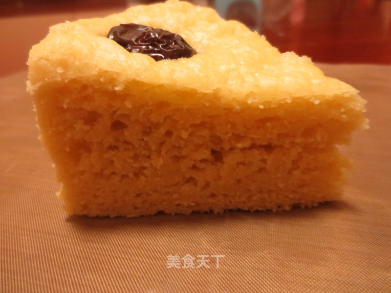 牛奶玉米发糕的做法