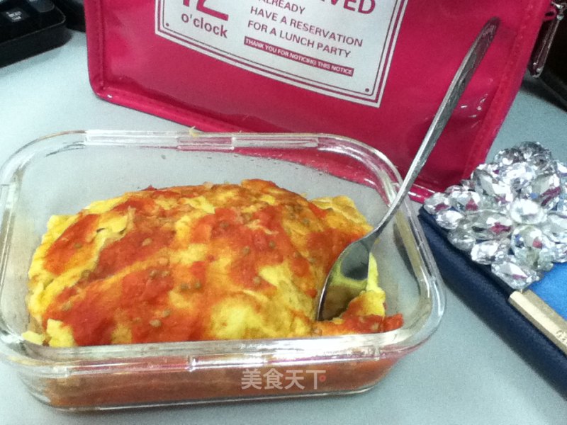 【上班族快手菜の土豆蛋包饭】