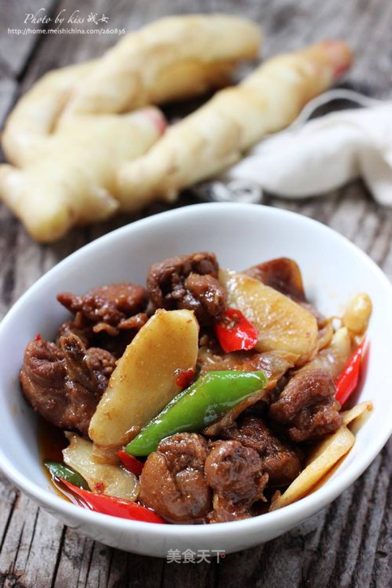 子姜焖鸭的做法