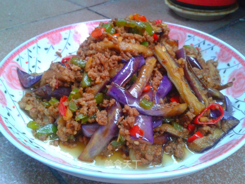 鱼香肉末茄子的做法
