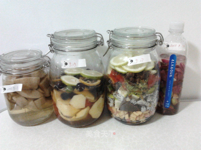 首次自制综合水果酵素（红糖无水酵素）的做法