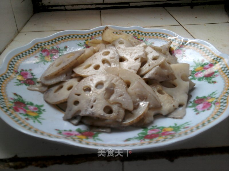 素炒莲藕的做法
