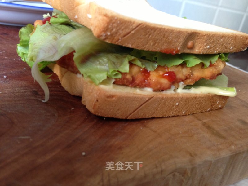 触手可及的美味——鸡肉三明治的做法