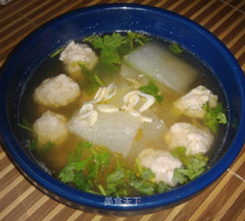 冬瓜丸子汤的做法