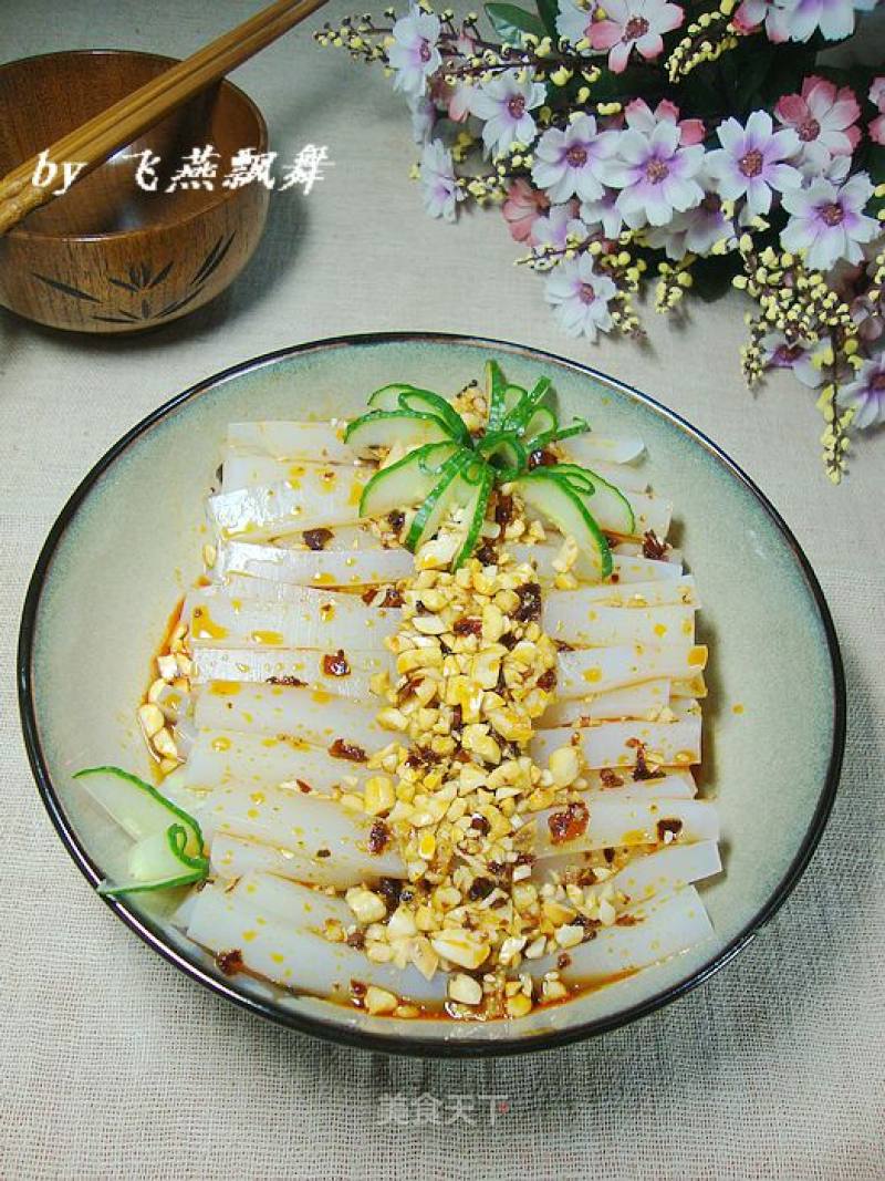 爽口小凉菜------------【香辣豌豆凉粉】的做法