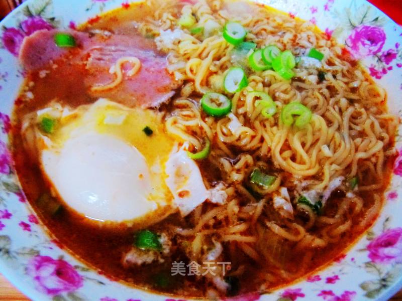 麻辣牛肉方便面的做法