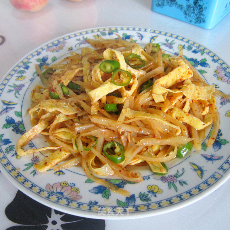 土豆蛋丝的做法