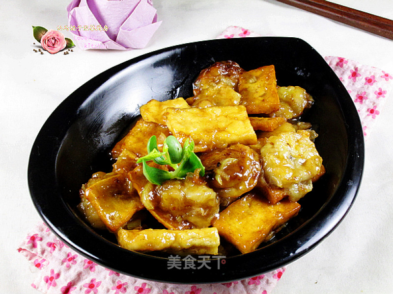 香蕉豆腐的做法